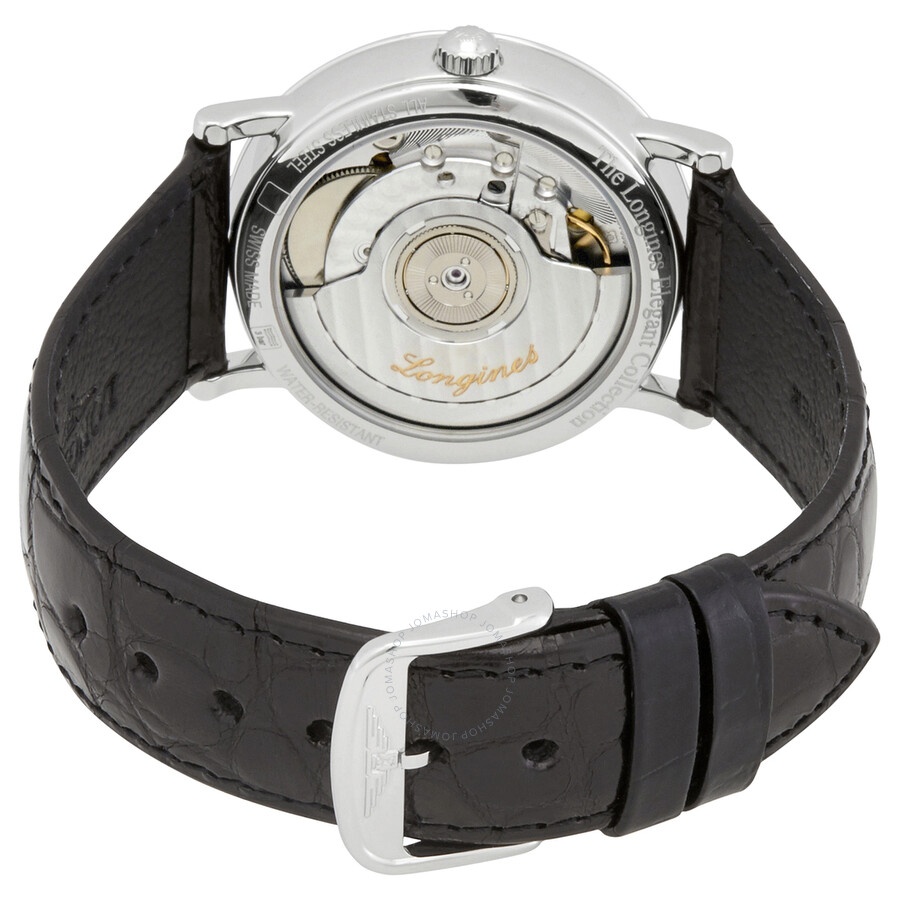 Longines Elegant Automatic Diamond Black Dial Ladies Watch L4.809.4.57.2 - 3