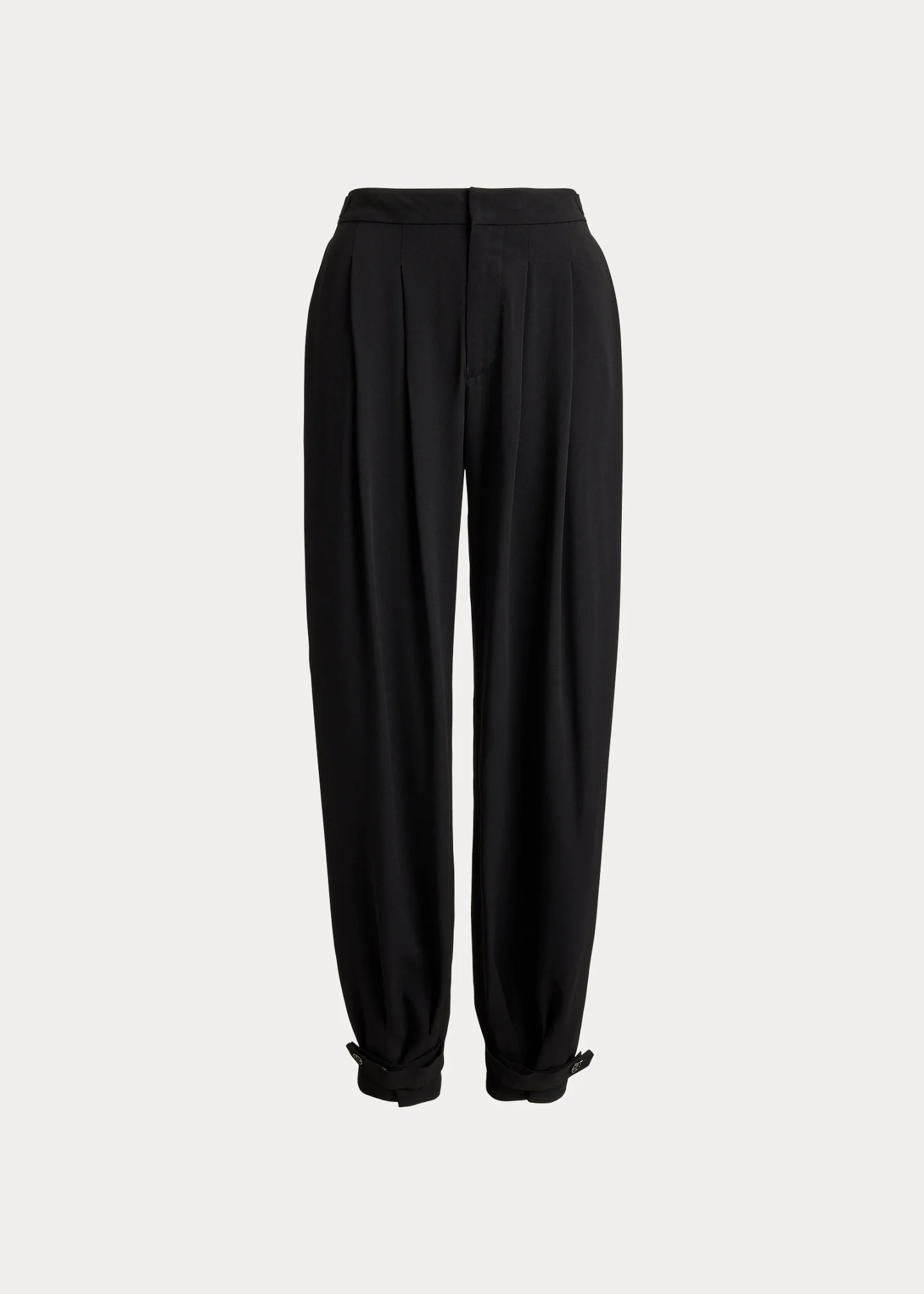 Pleated Crepe Jodhpur Pant - 1