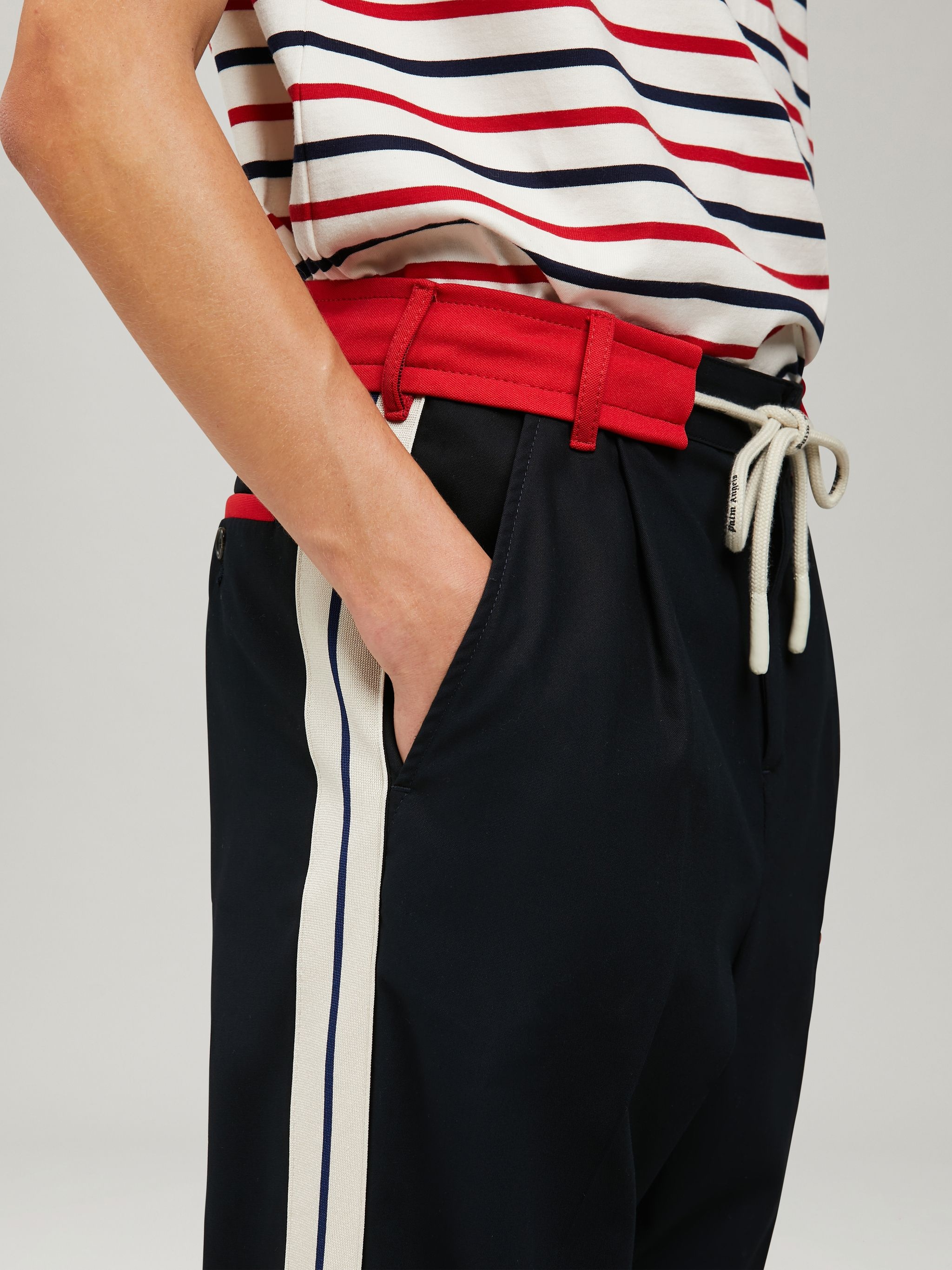 TRACK BELT PANTS - 7