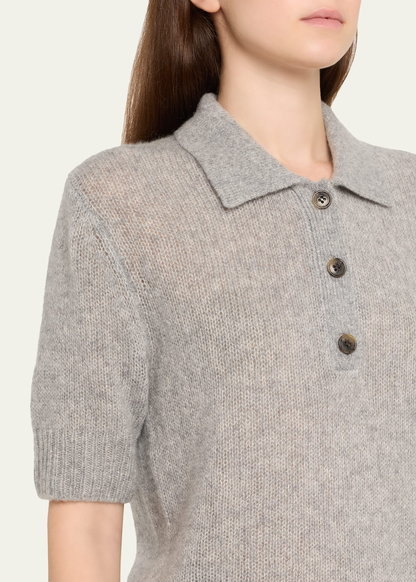 Masy Cashmere Polo Sweater - 5