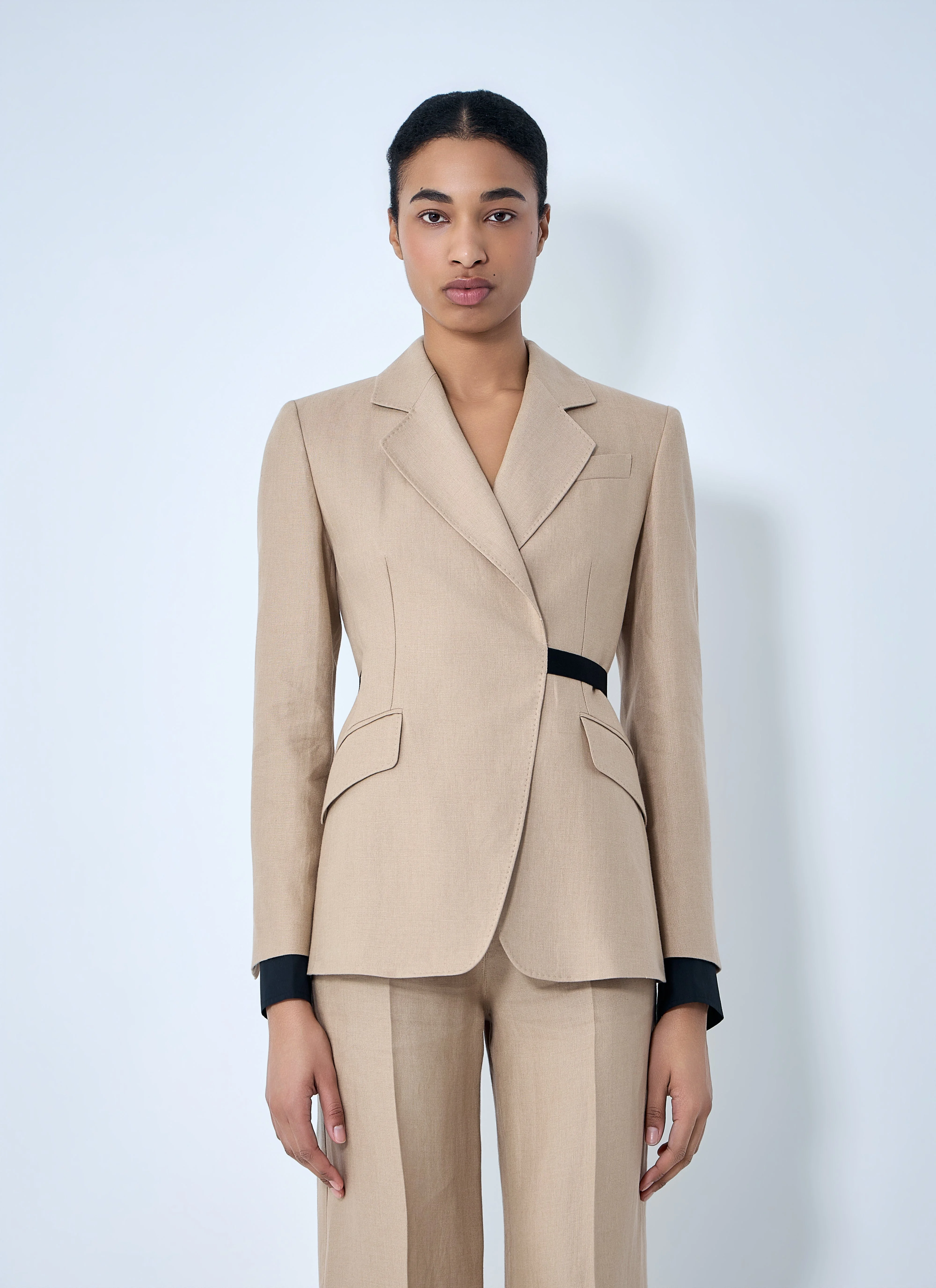 Max Mara Women Textured Notch Lapel Blazer - 1