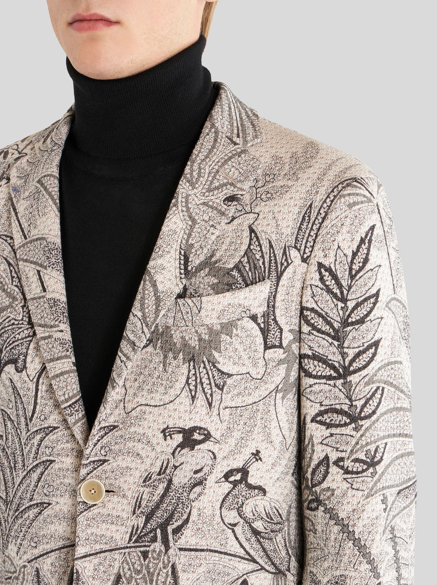 PRINTED JERSEY JACKET - 2