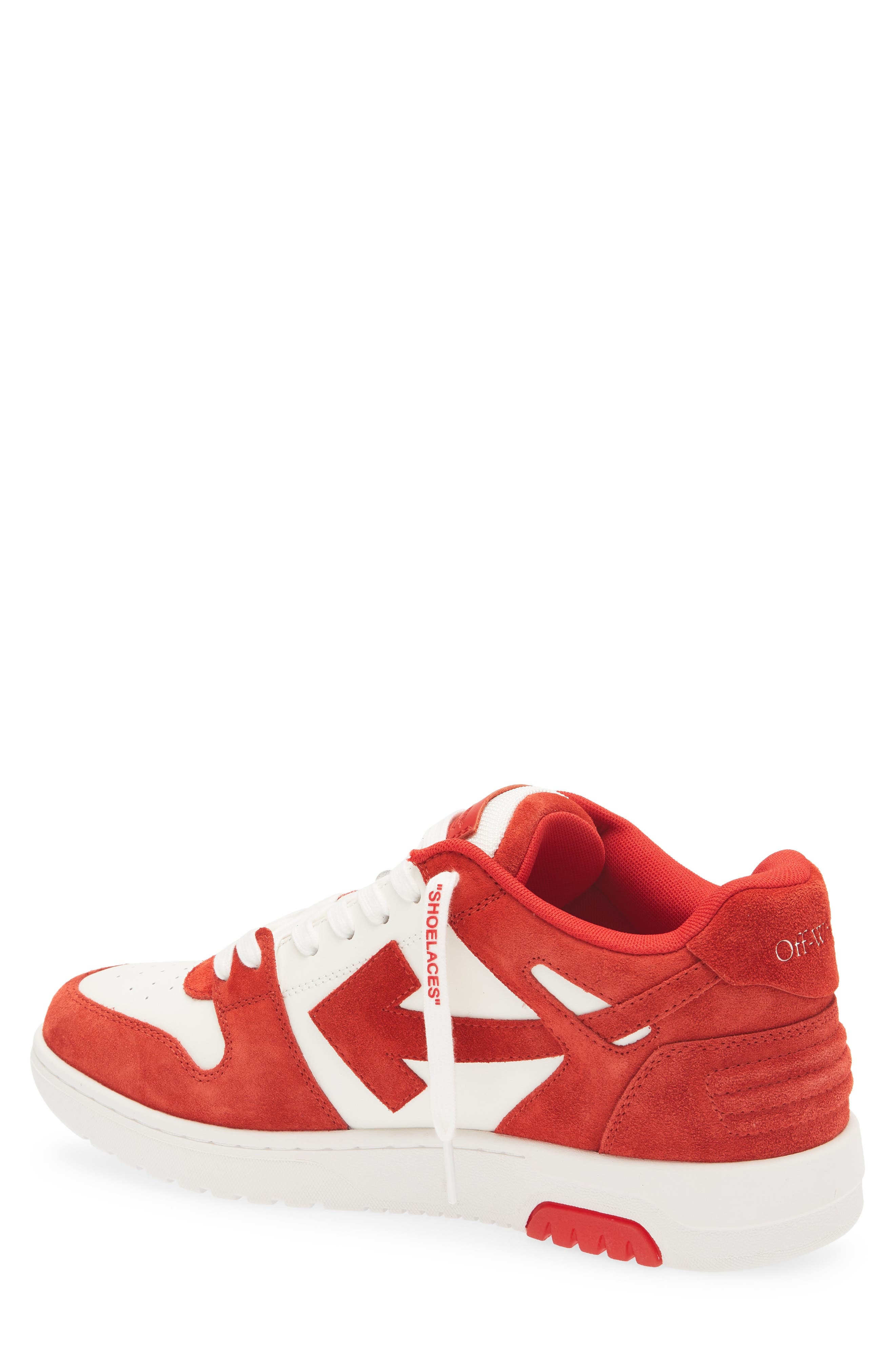 Off-White Out of Office Low Top Sneaker in Brick Red - 2