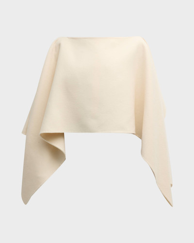 The Row Karin Cashmere Crop Poncho Top outlook