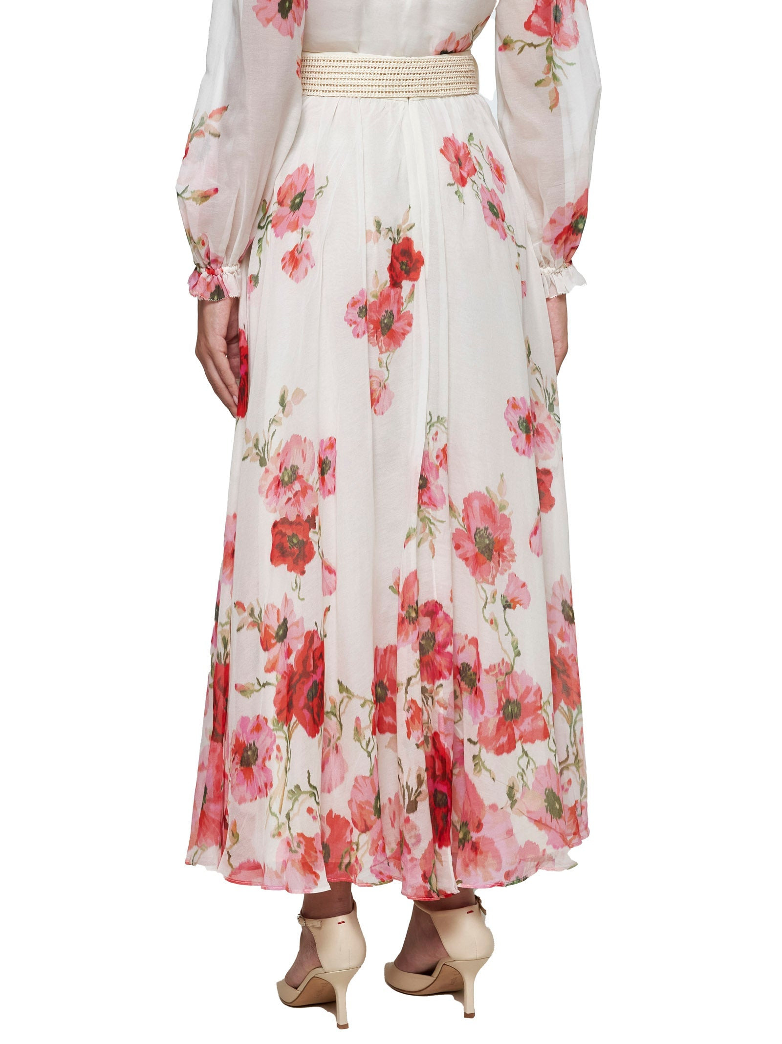 Zimmermann Women Lightburst Print Cotton And Silk Maxi Skirt - 3