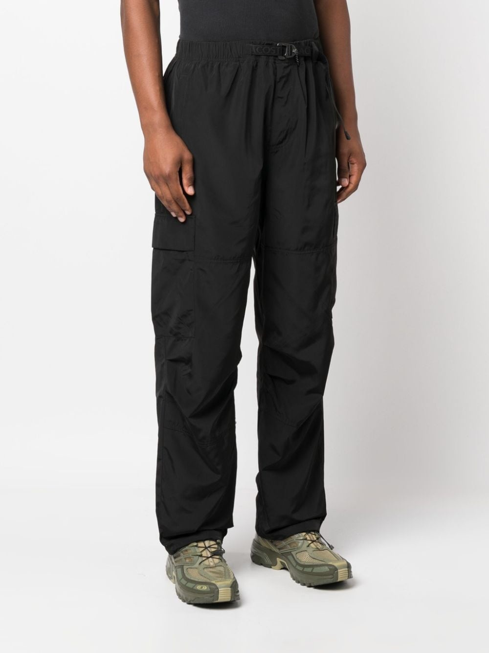 water-repellent finish cargo trousers - 3
