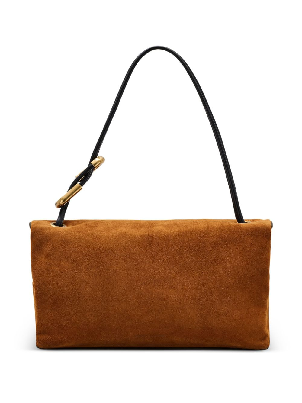medium suede shoulder bag - 3