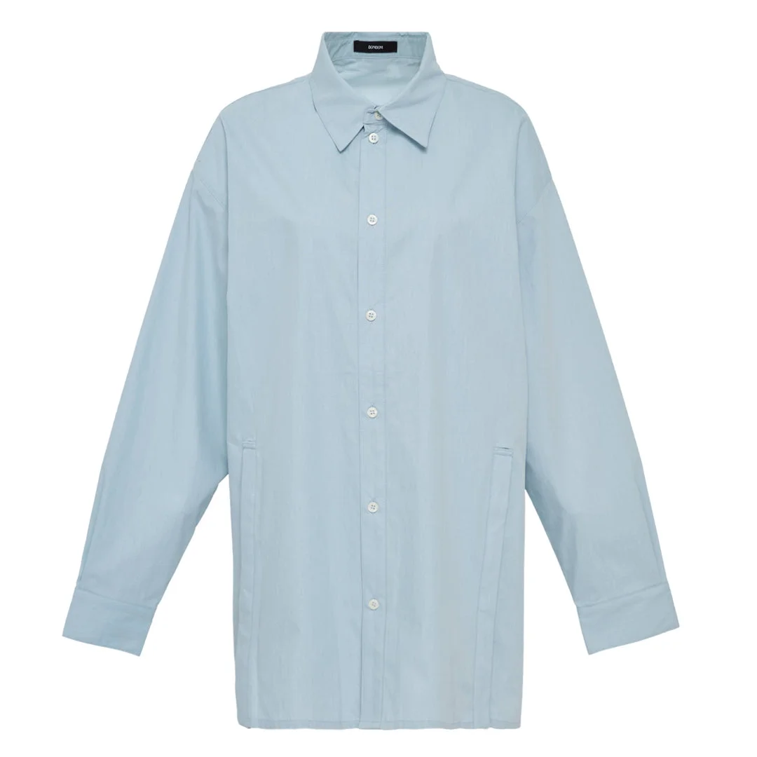 Buttoned Slit Shirt - 1