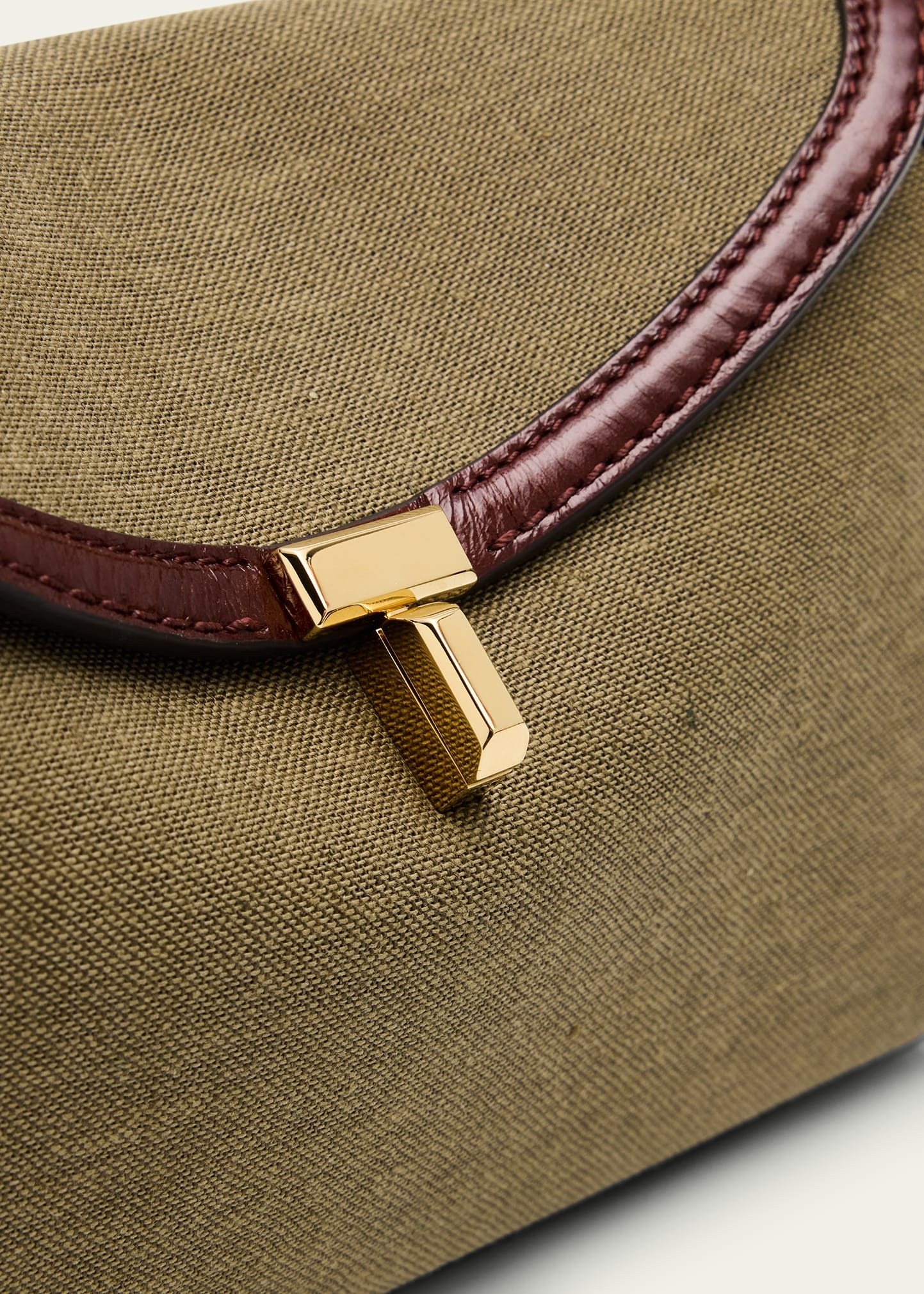 T-Lock Canvas Clutch Bag - 5