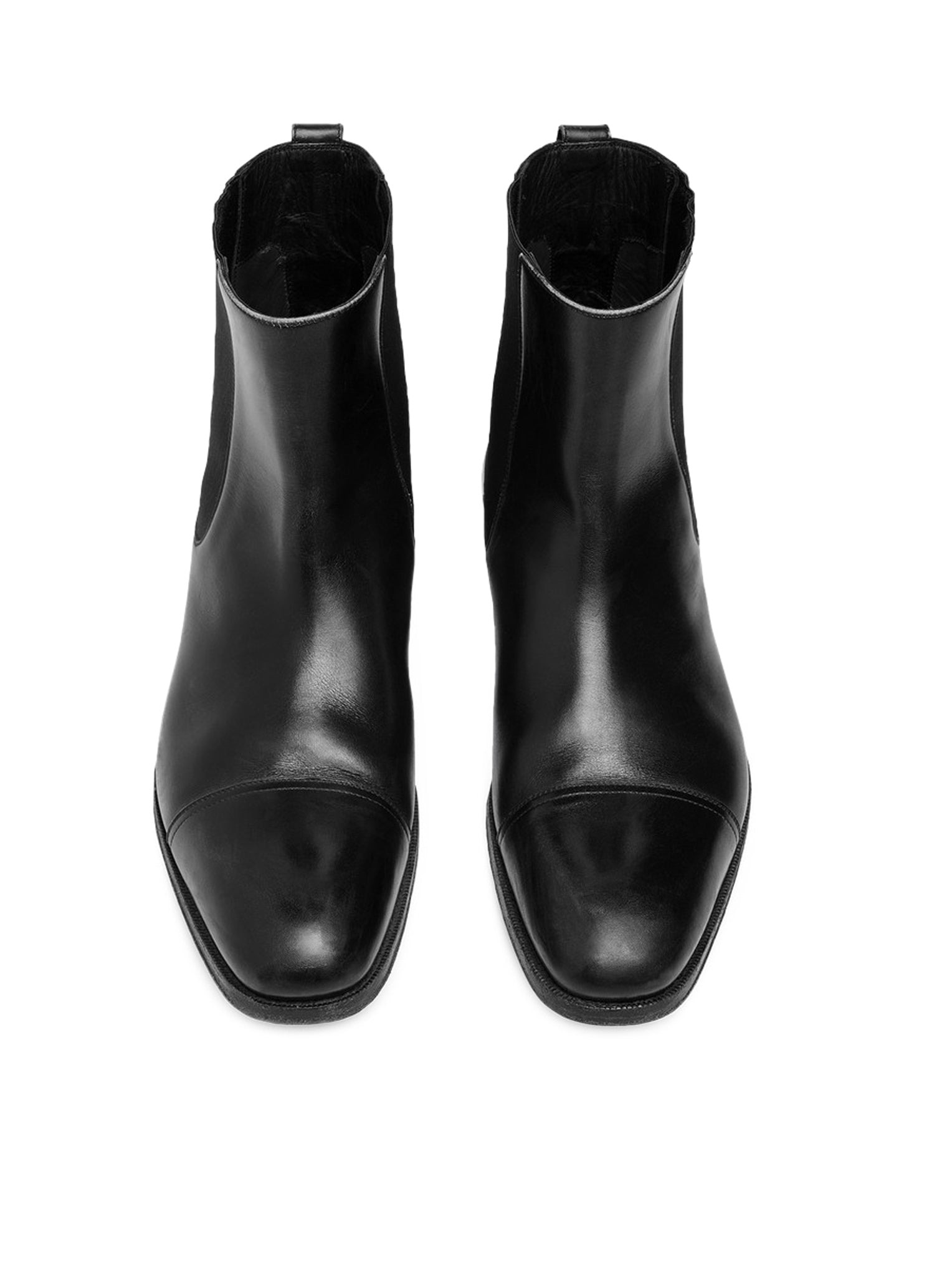 BURNISHED LEATHER ANKLE BOOTS - 5