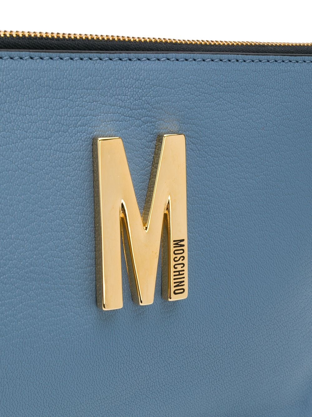 M logo-plaque clutch bag - 4