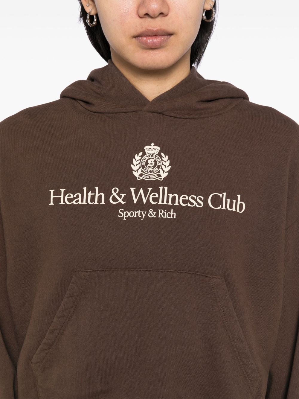 logo-print hoodie - 5