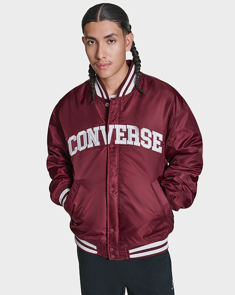 Embroidered Varsity Bomber Jacket 5