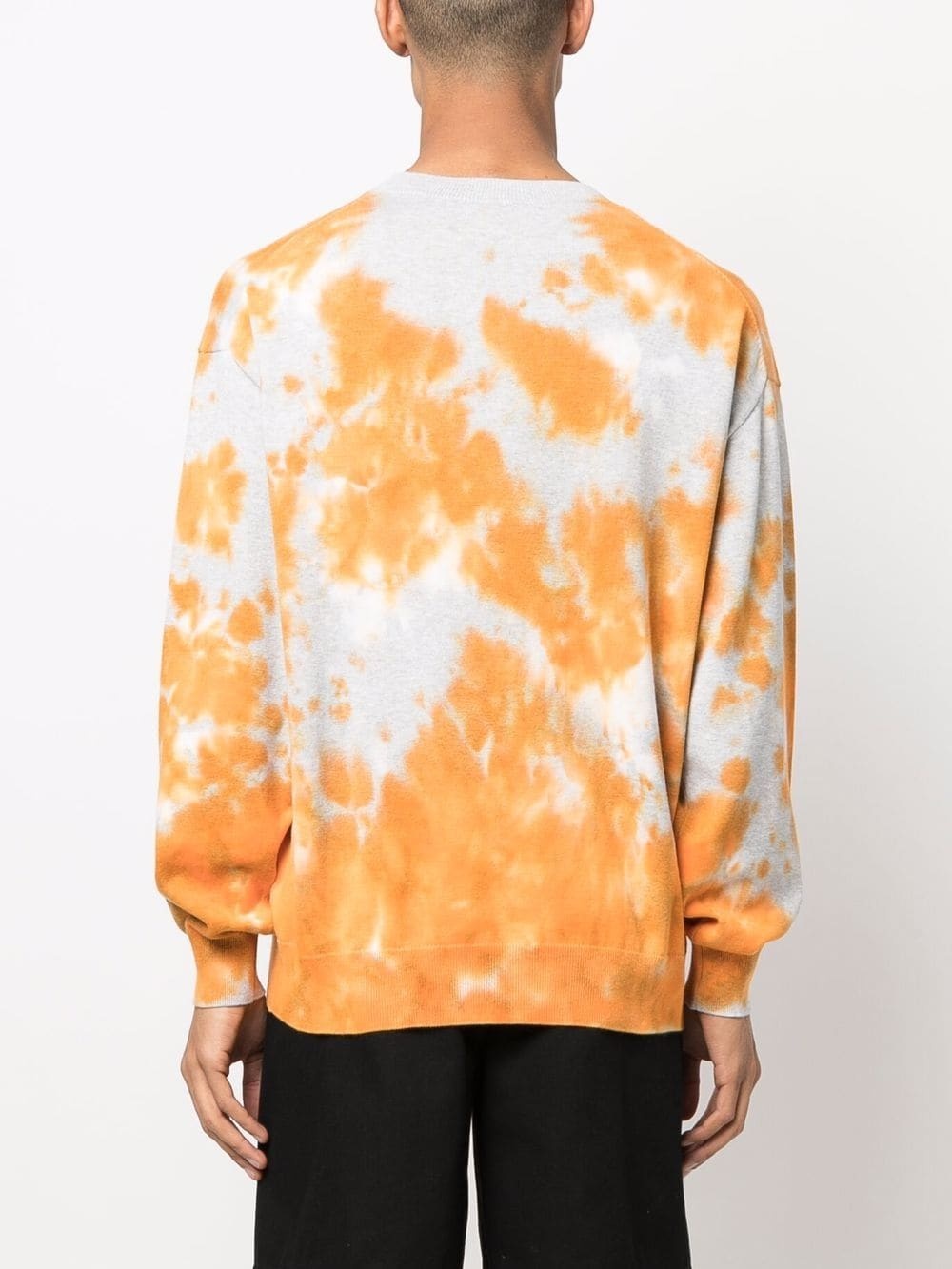 tiger print tie-dye sweatshirt - 4