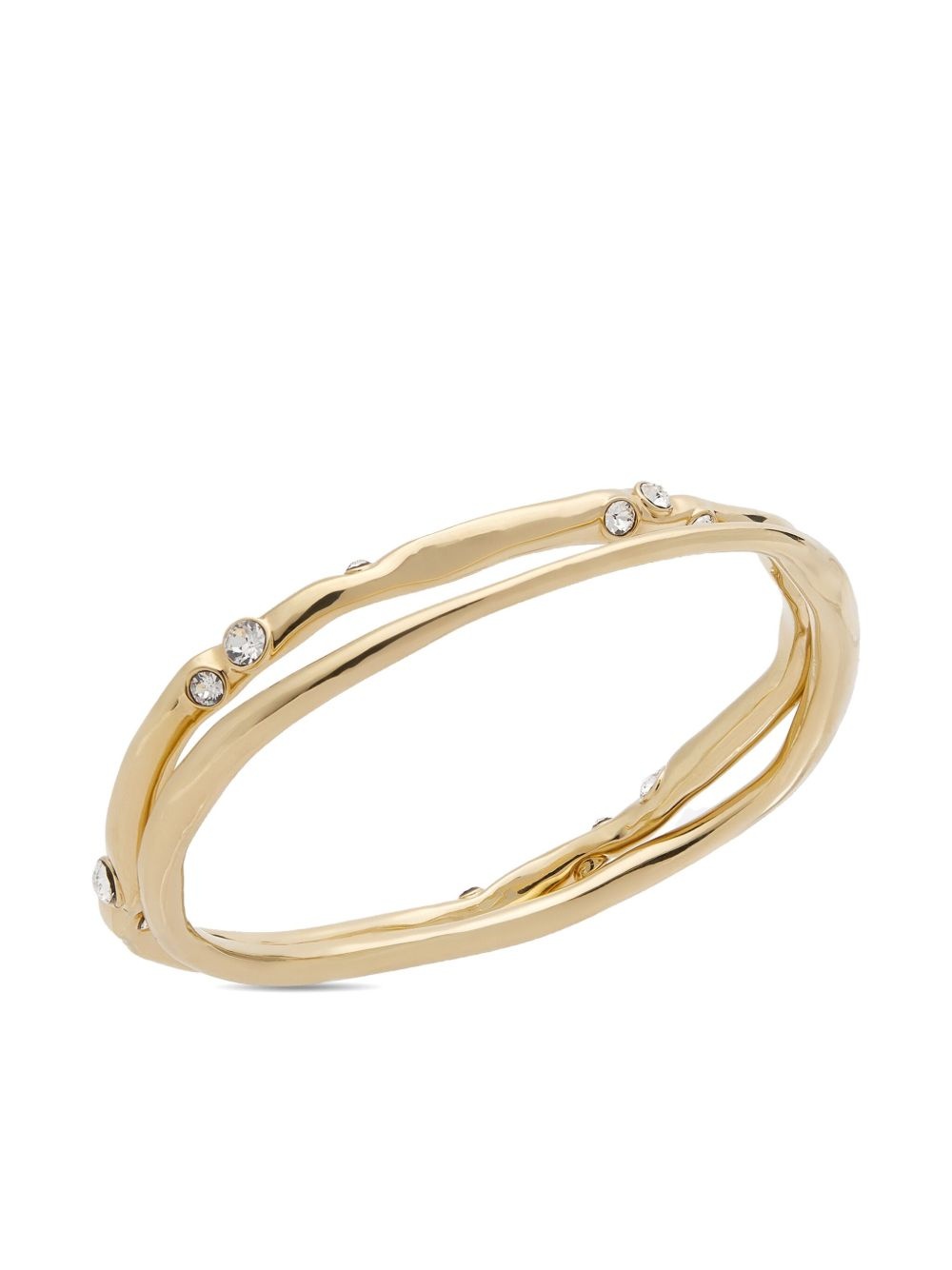 rhinestone-embellished cuff bracelets - 3