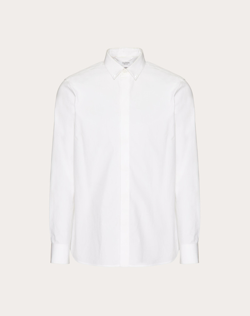 COTTON SHIRT WITH ROCKSTUD UNTITLED STUDS - 1