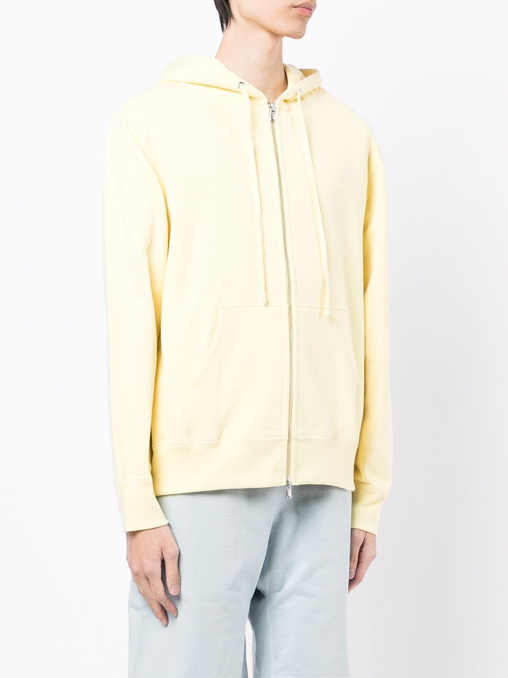 cotton zip up hoodie - 4