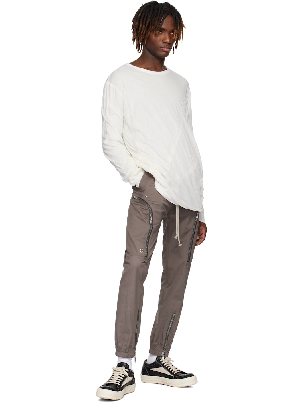 Gray Hollywood Bauhaus Cargo Pants - 4