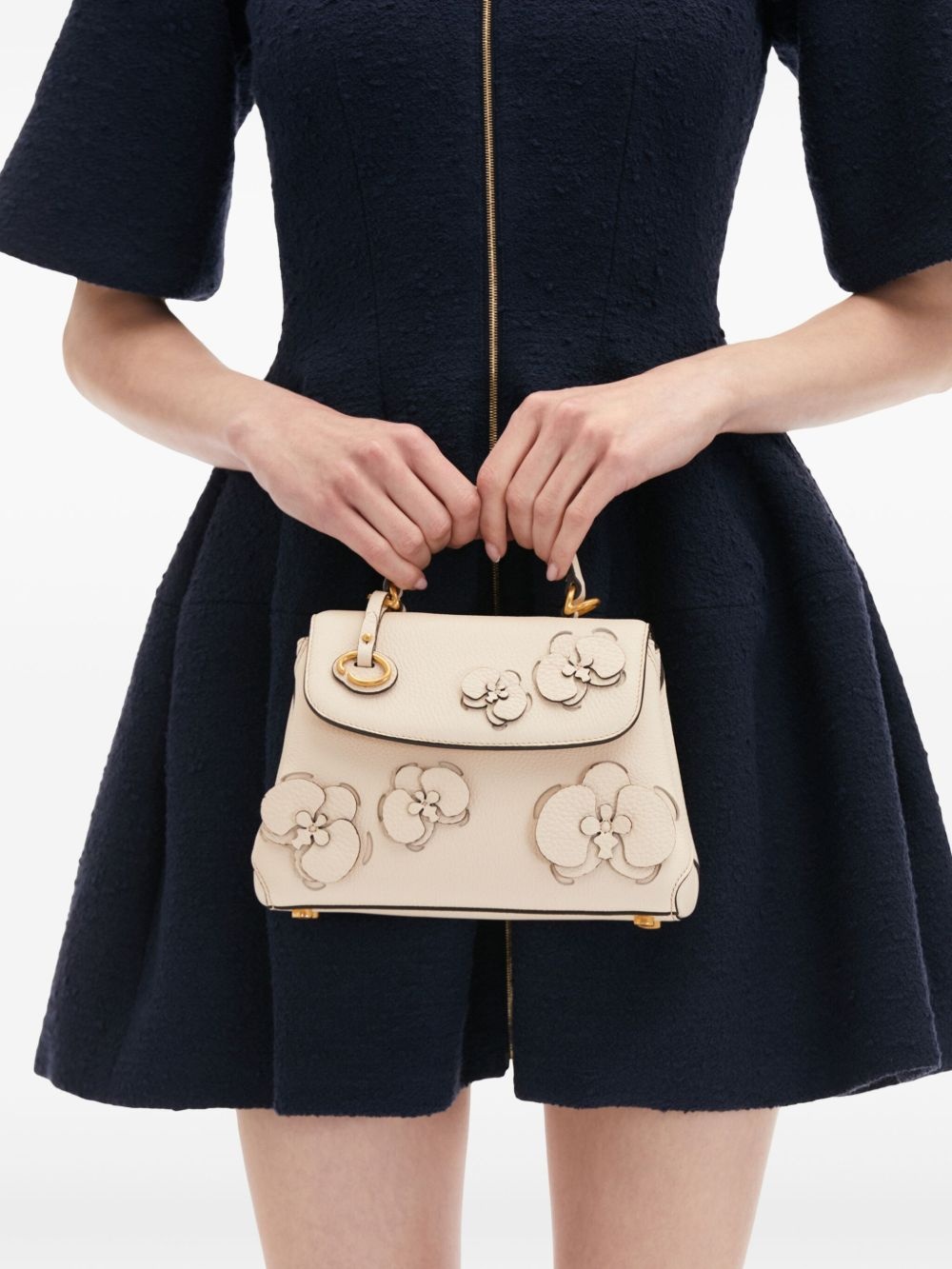 The Laser-Cut Orchid Mini Poppy tote bag - 2