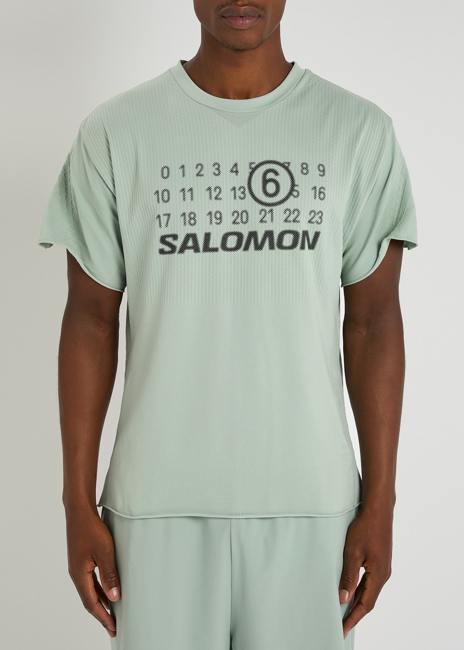 MM6 X Salomon Logo-printed Stretch-jersey T-shirt - 2