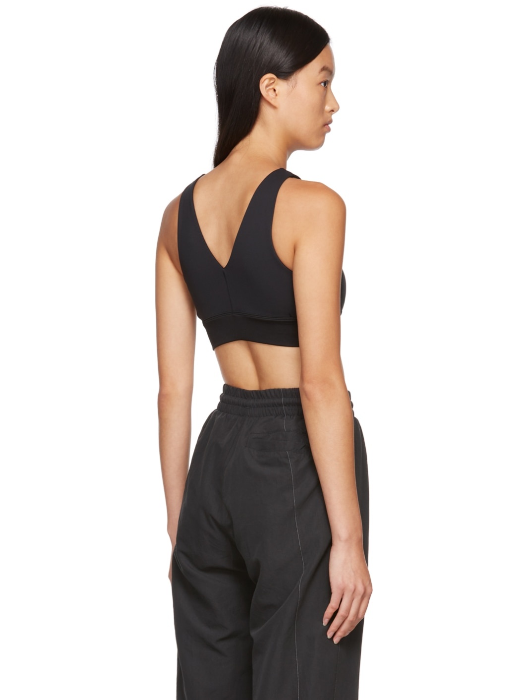 Black Beyond The Sweat Crop Top - 3