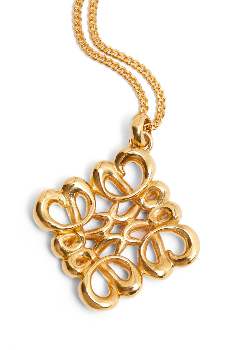 Loewe Small pendant necklace in sterling silver outlook