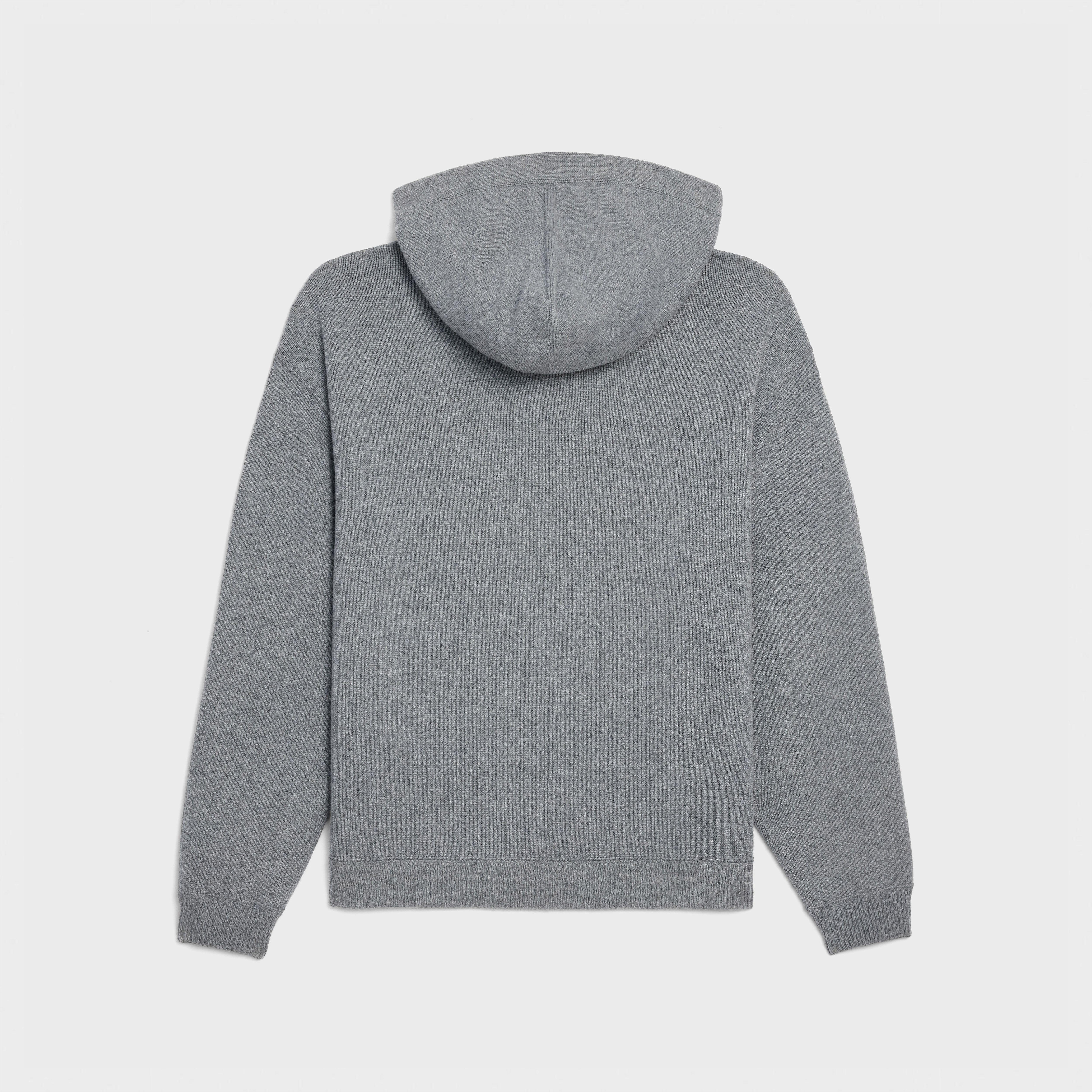 CELINE HOODED SWEATER IN CASHMERE WOOL - 2