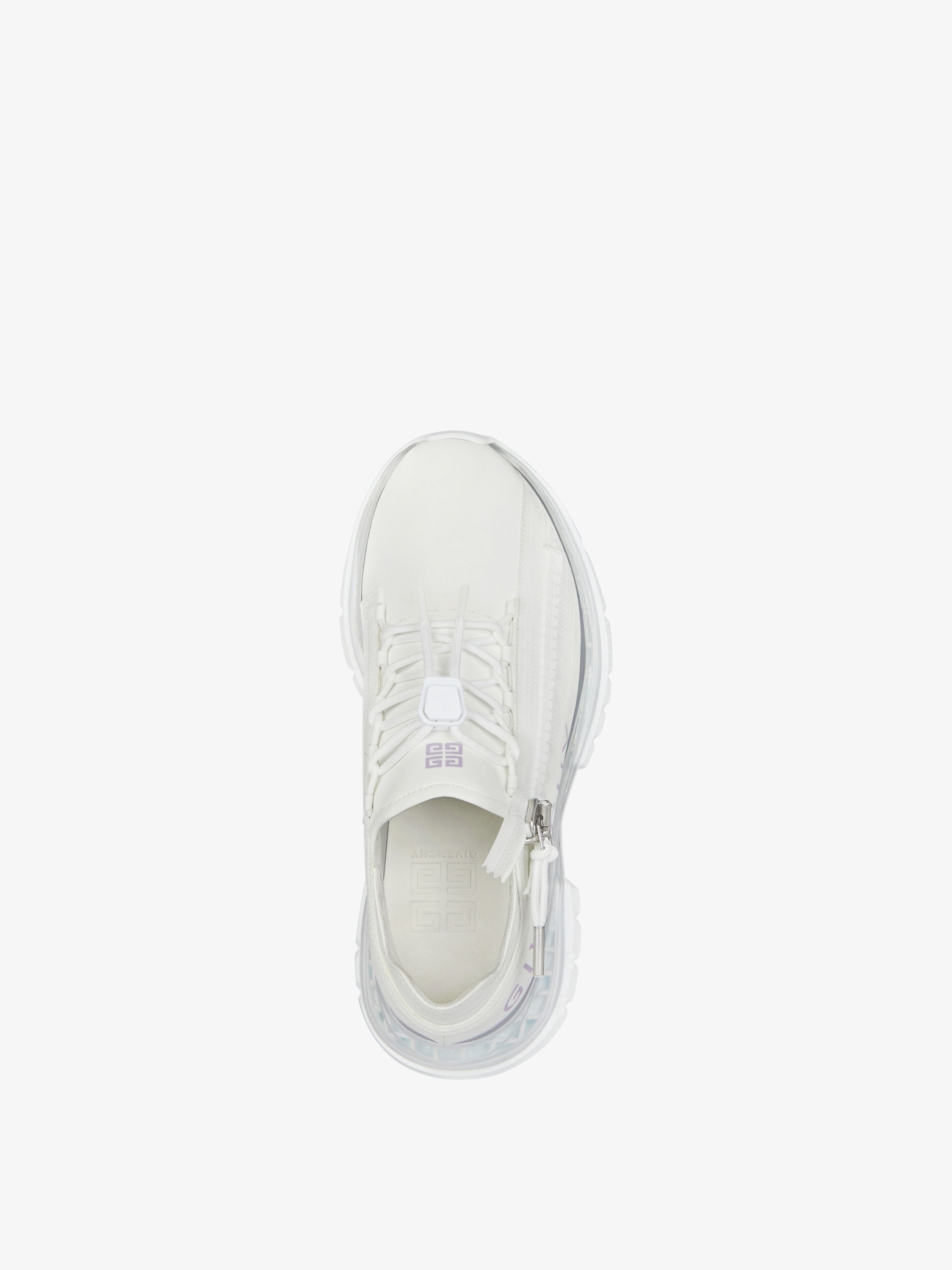 SPECTRE RUNNER SNEAKERS IN LEATHER WITH ZIP - 4
