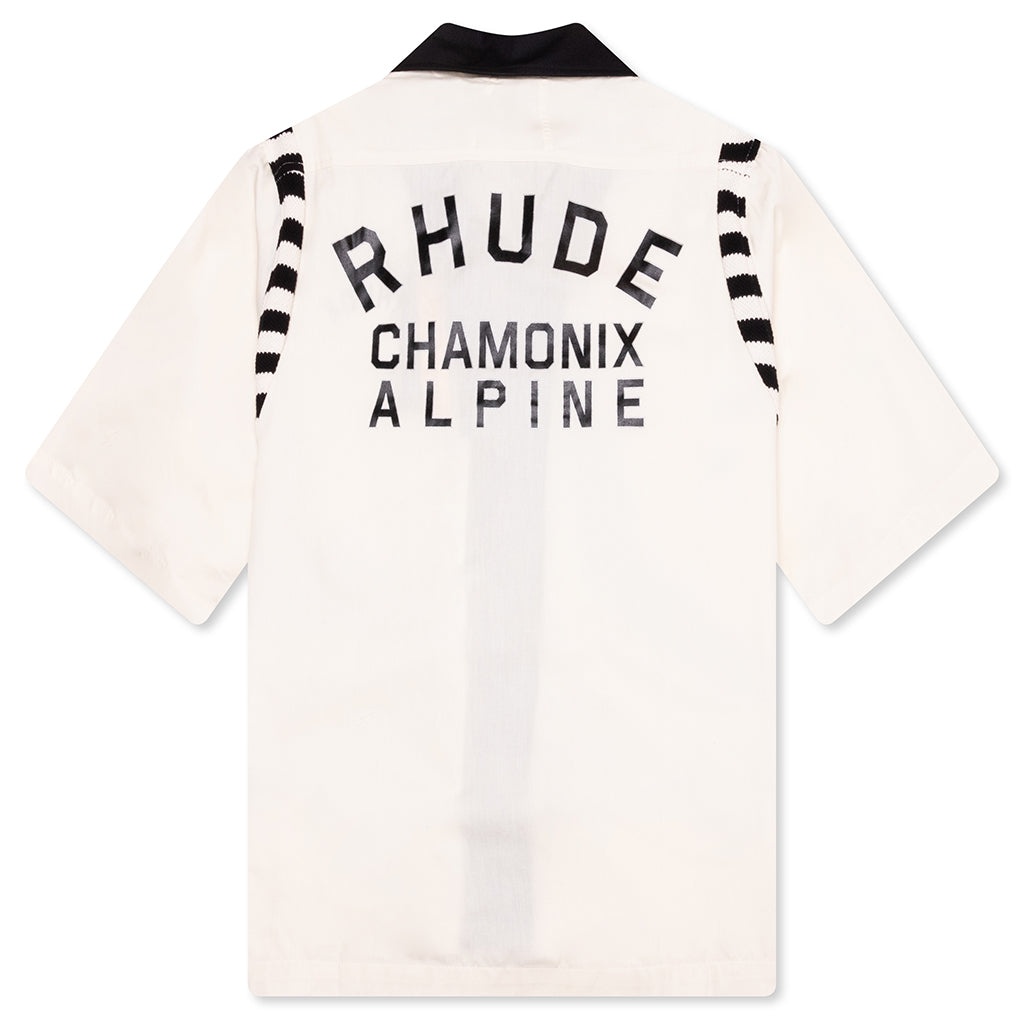 CHAMONIX ALPINE SHIRT - WHITE/BLACK - 2