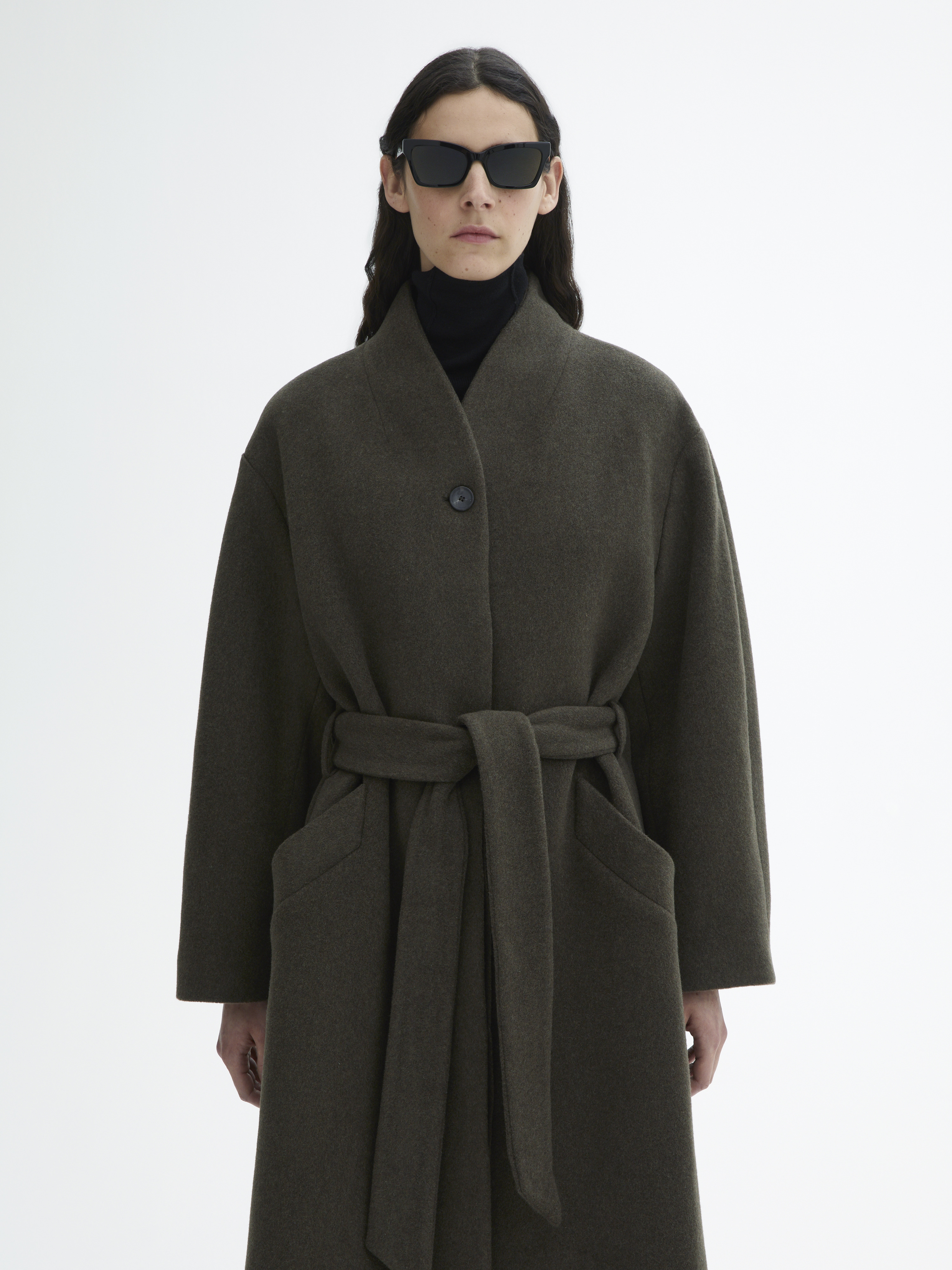 Oversize belted coat - 3