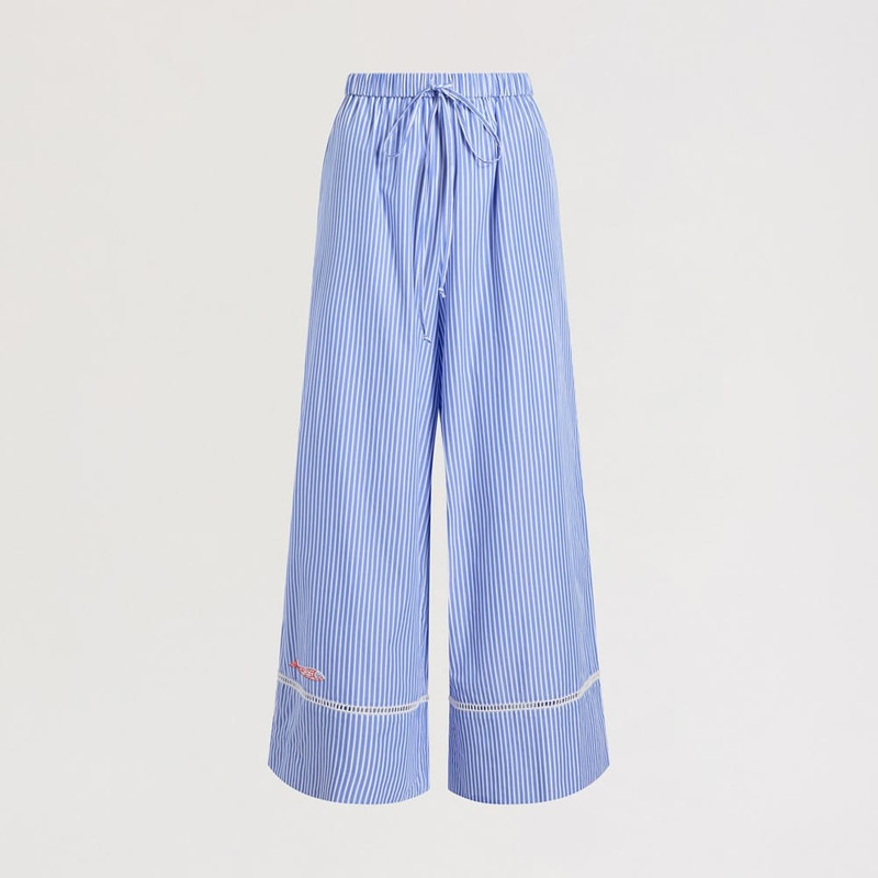 Wide Leg Pinstripe Pant 1
