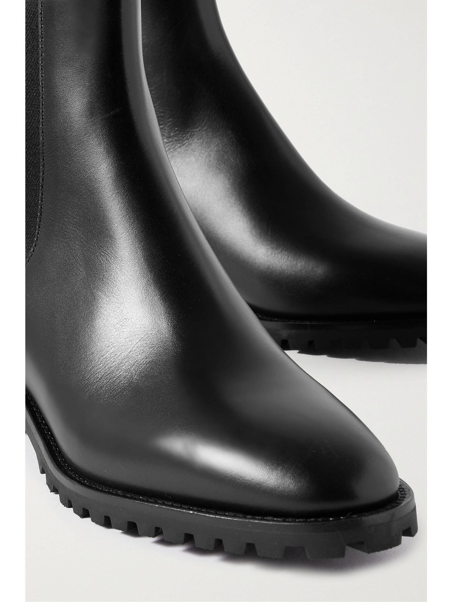 Chelata 30 leather Chelsea boots Black - 4