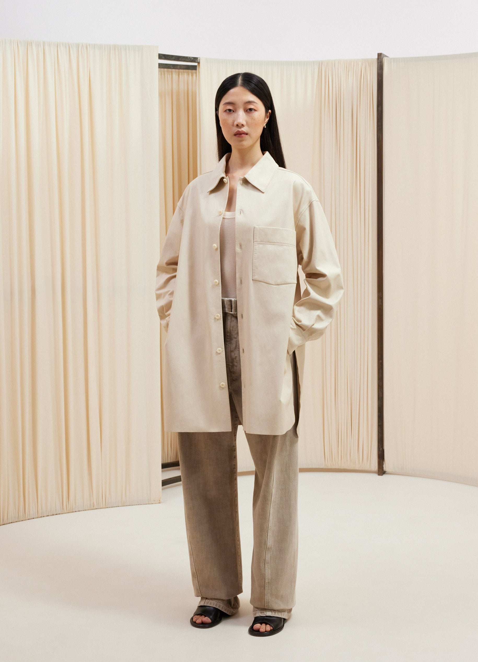 LOOSE OVERSHIRT - 3