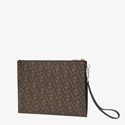 FENDI Brown fabric bag outlook