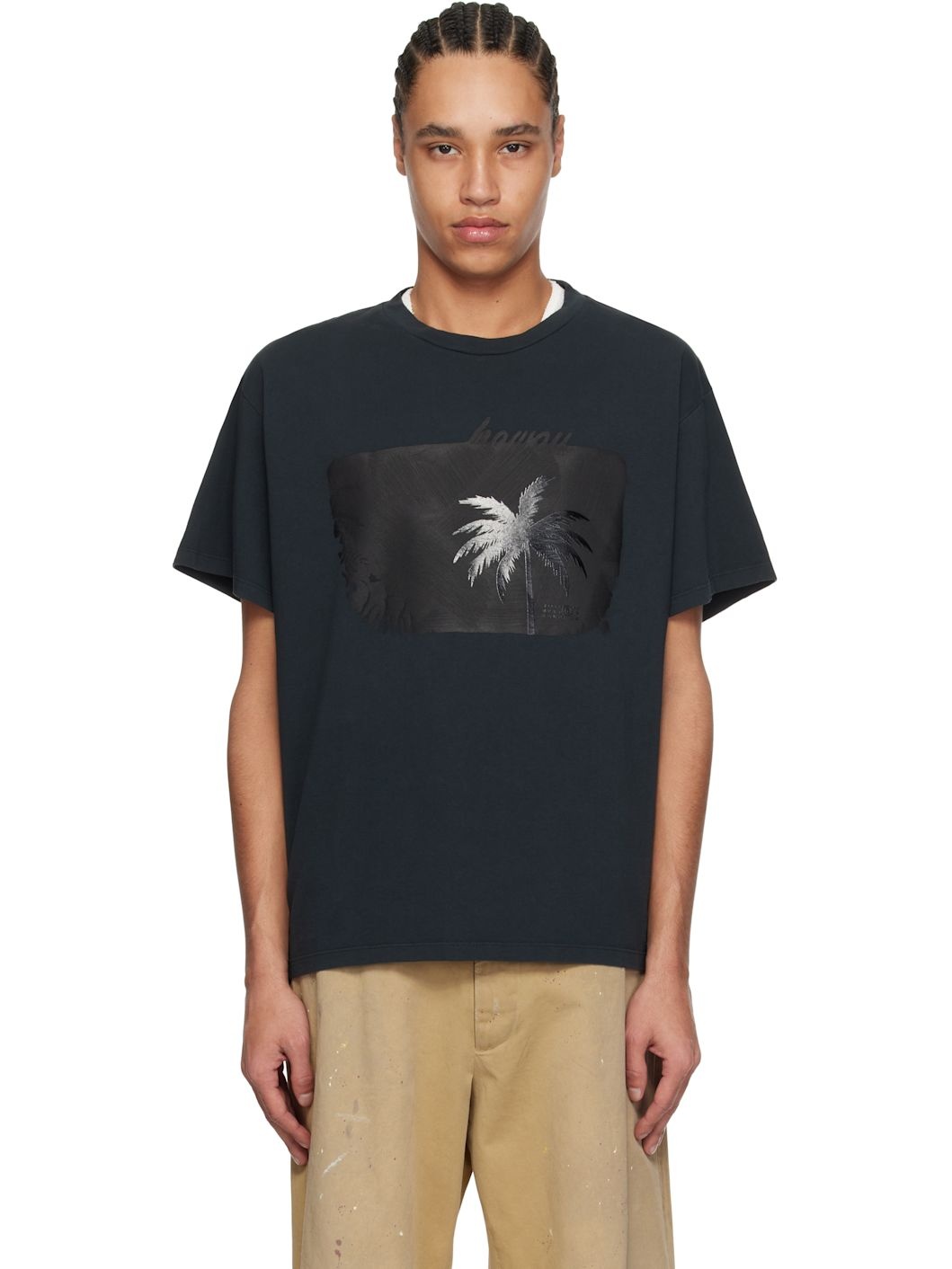 Black Graphic T-shirt - 1