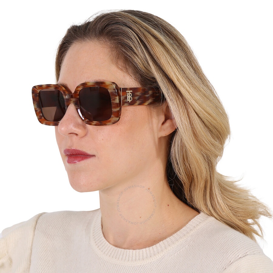 Burberry Brown Square Ladies Sunglasses BE4327 391573 51 - 2