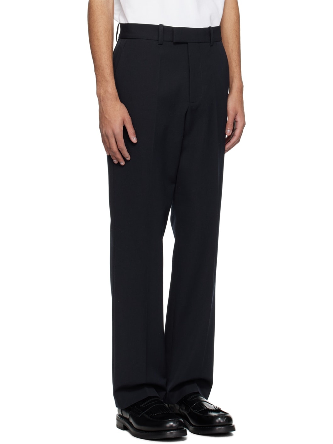 Navy Classic Trousers - 2