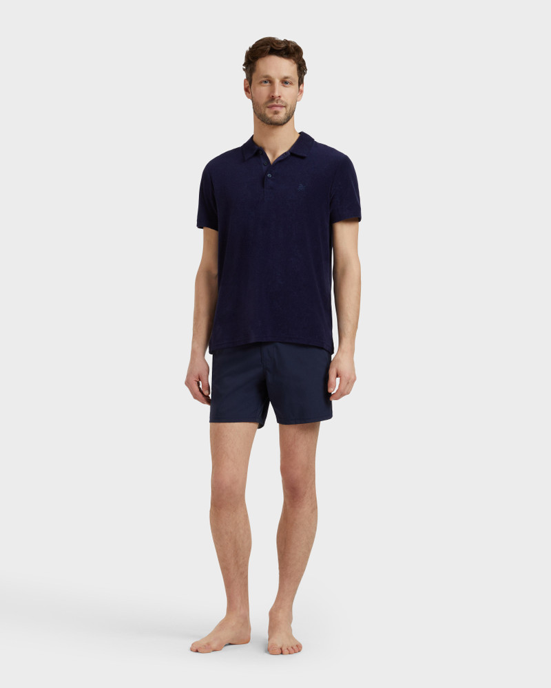 Vilebrequin Men Organic Cotton Terry Polo Solid outlook