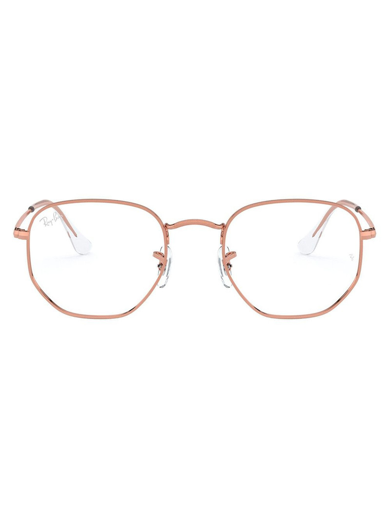 geometric-frame glasses 1