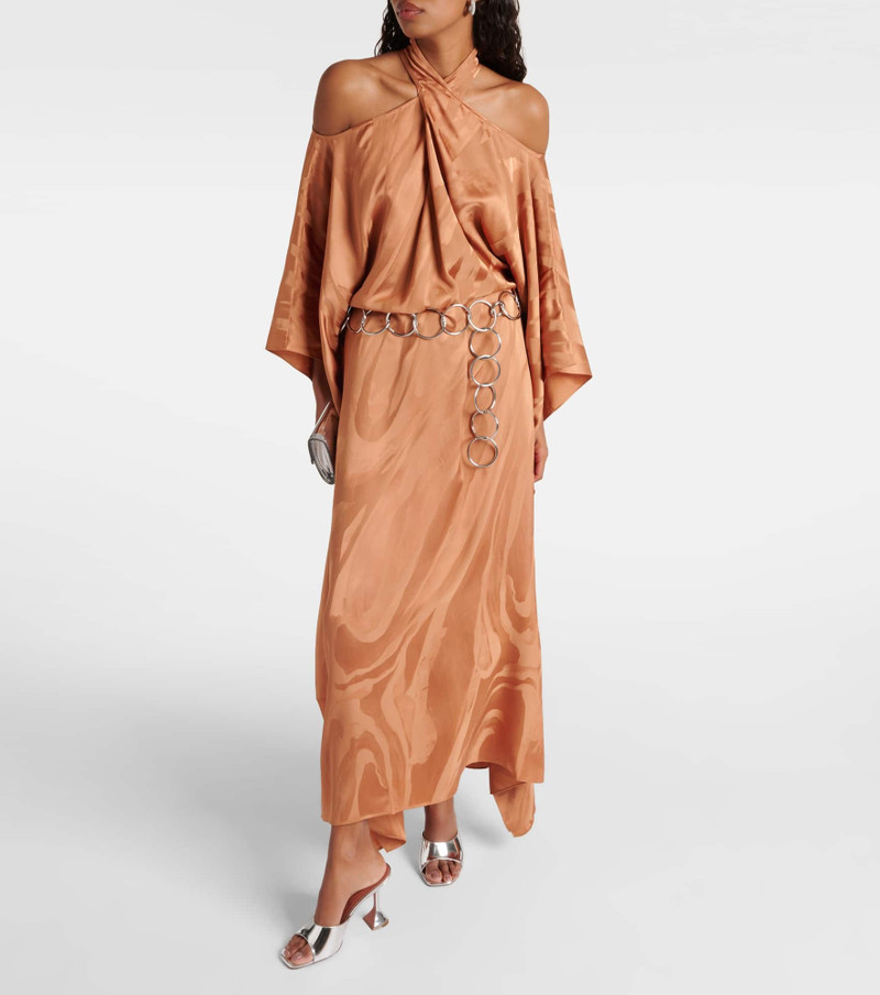 Taller Marmo Mambo Psychedelia satin kaftan outlook