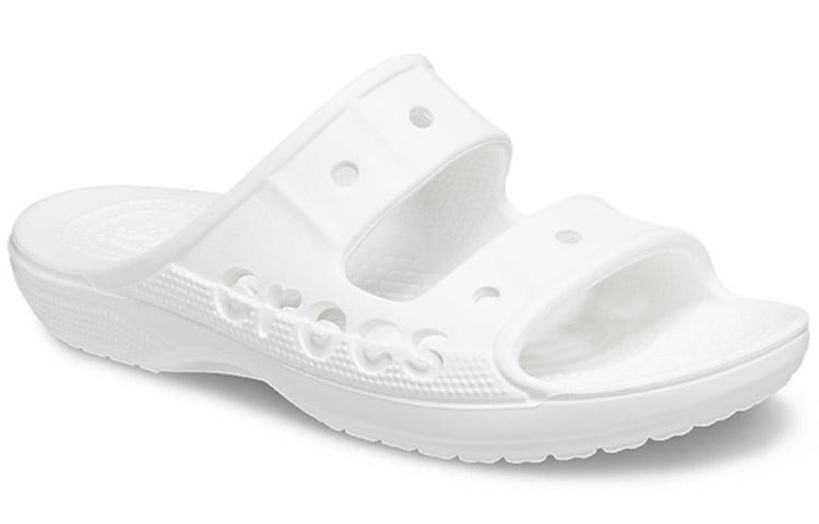 Crocs Fashion Casual Unisex White Slippers 207627-100 - 5