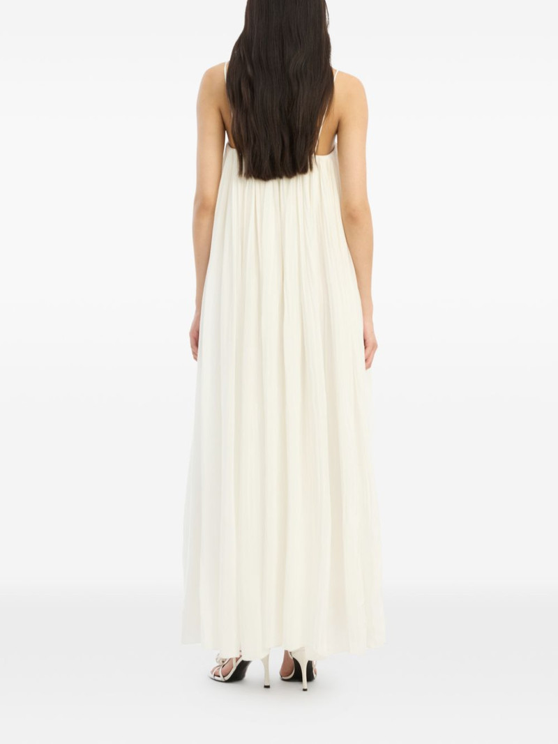 pleated strap dress 4