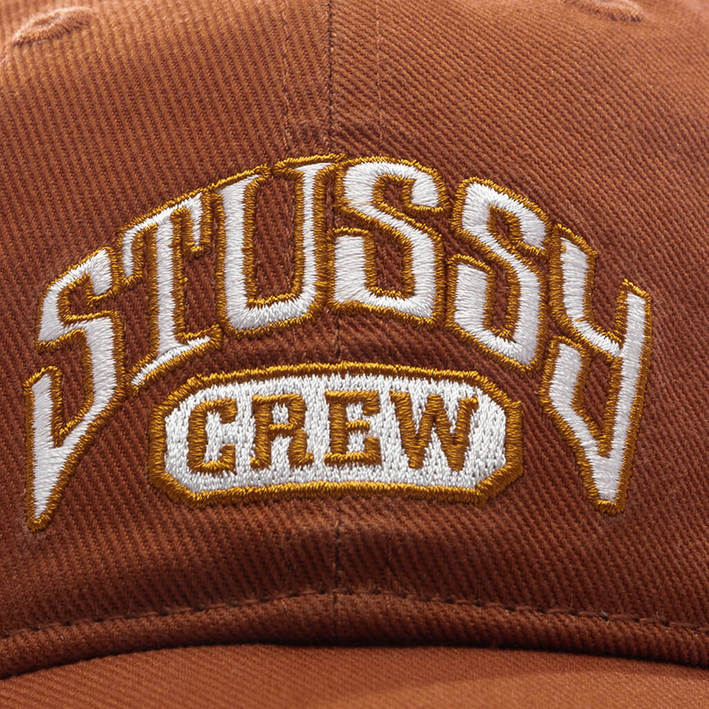 Stüssy LP CREW STRAPBACK - RUST outlook