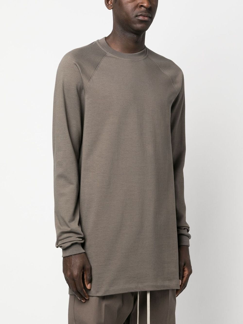 long-sleeve cotton sweatshirt - 3