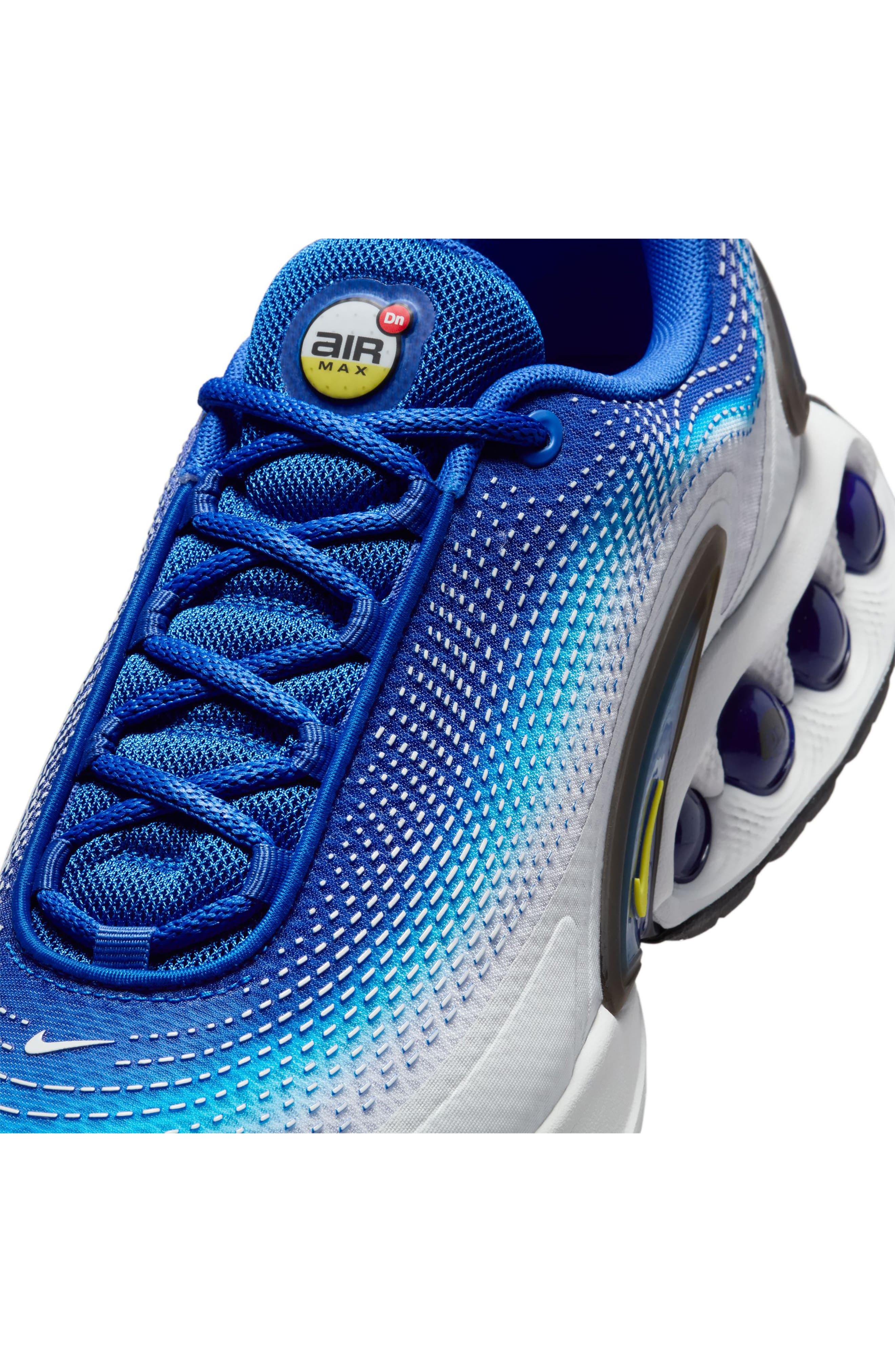 Jordan Air Max Dn SE Sneaker in Racer Blue/Yellow/Blue Fury at Nordstrom - 7