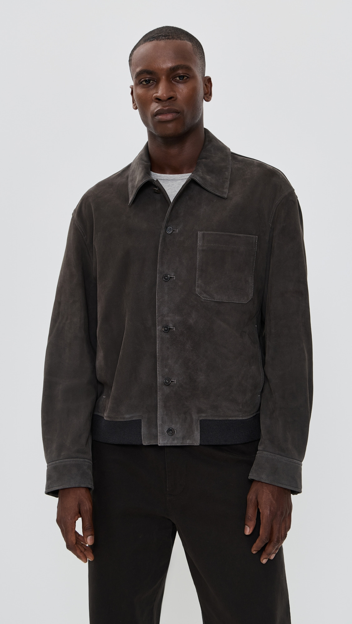 Suede Bomber Jacket - 6