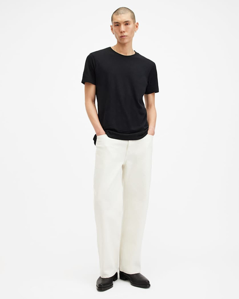 FIGURE CREW NECK RAW EDGE T-SHIRT 6