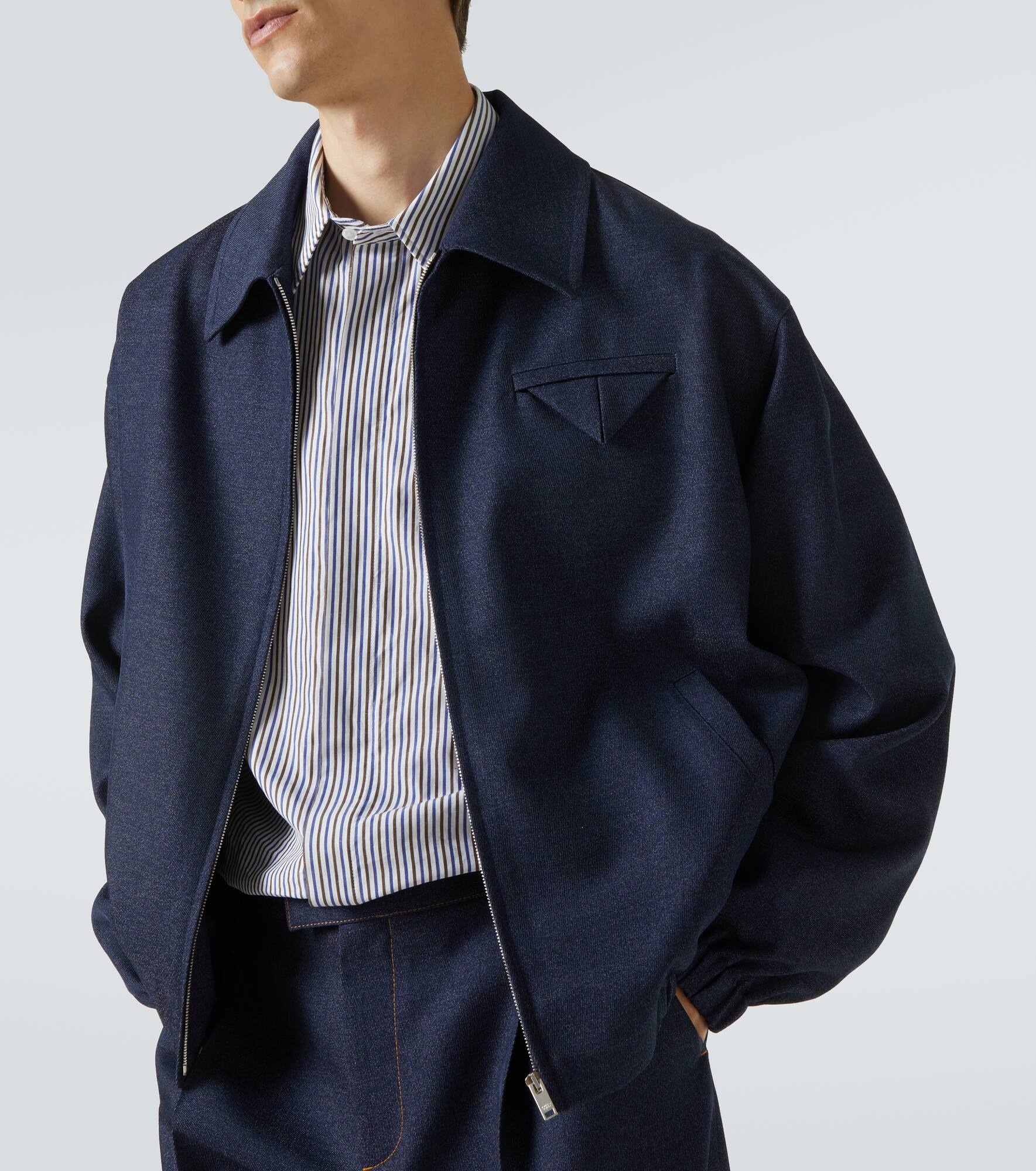 Wool drill blouson - 5