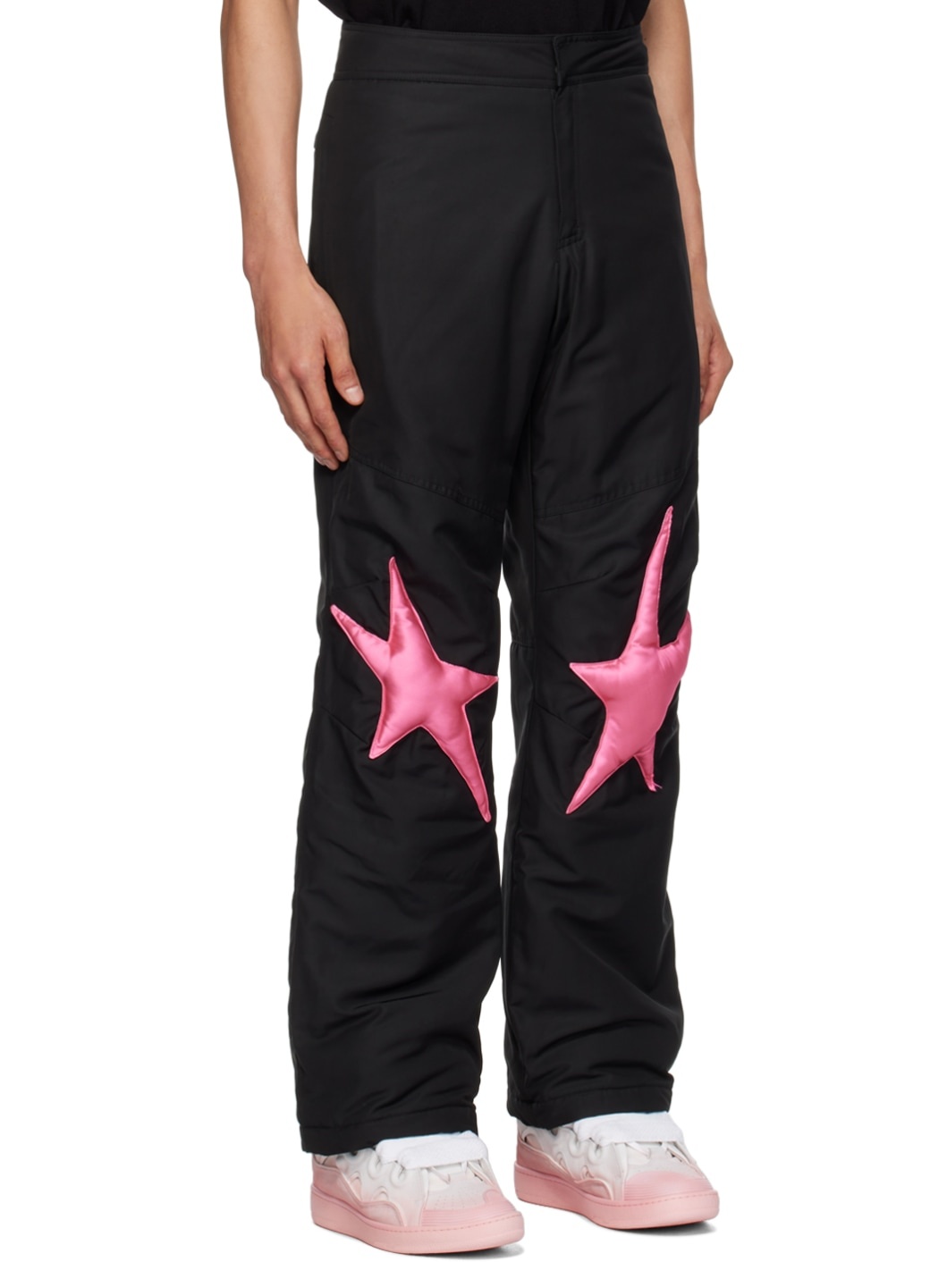 Black Padded Trousers - 2