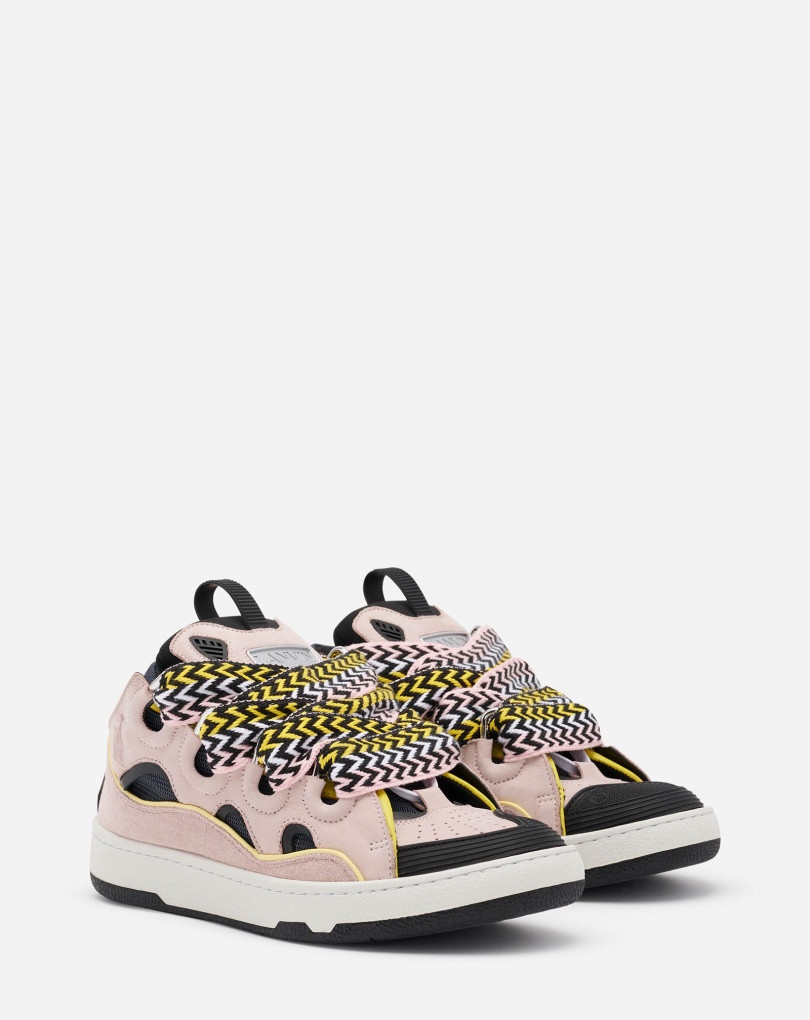 LEATHER CURB SNEAKER - 2